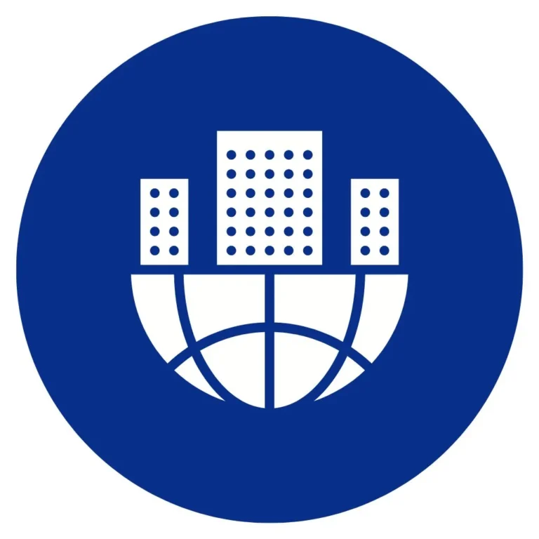 symbol showing IT infrastructure setup and management