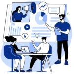 vector of digital marketing services