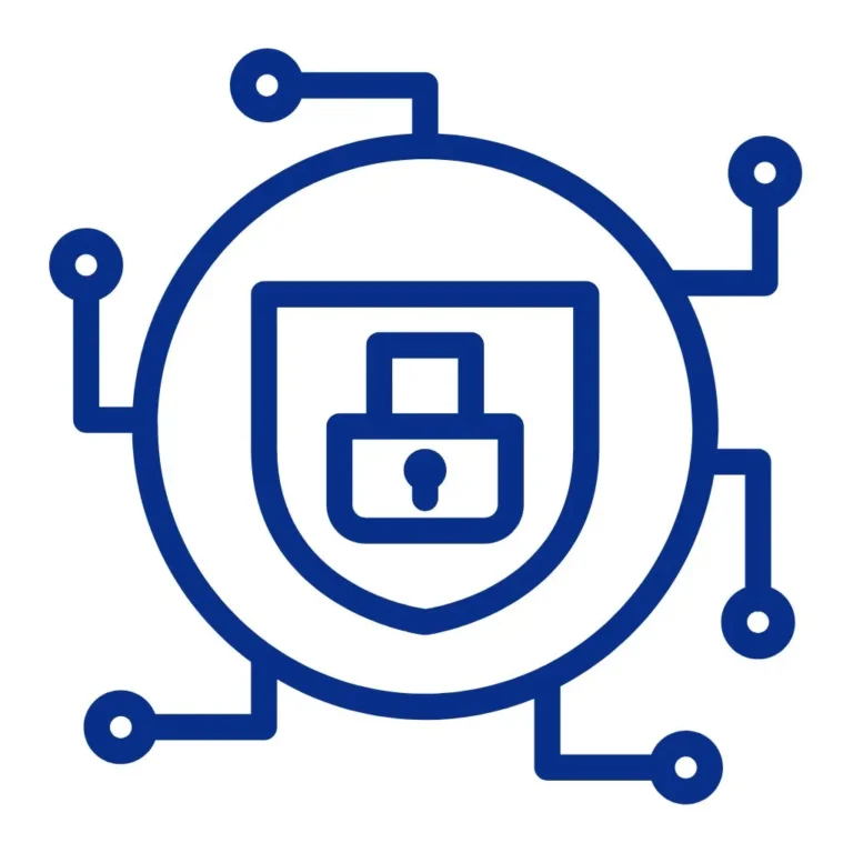 Symbol indicating network and security management